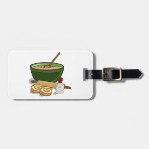 Cinnamon Roll Baking Ingredients Cosy Kitchen  Luggage Tag