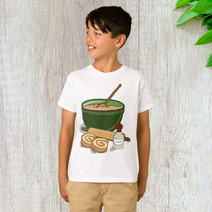 Cinnamon Roll Baking Ingredients Cosy Kitchen  T-Shirt