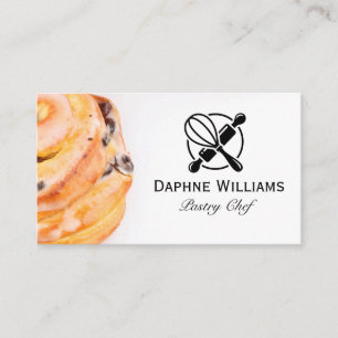 Cinnamon Roll Baking Tools Business Card