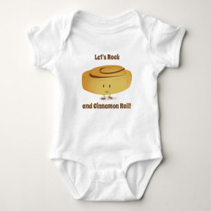 Cinnamon Roll Character   Baby Bodysuit