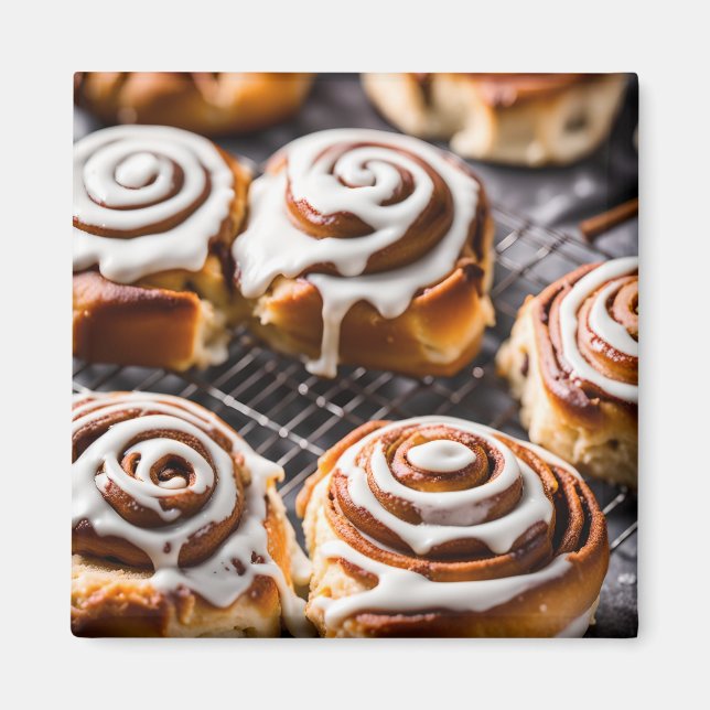 Cinnamon Roll Magnet (Front)