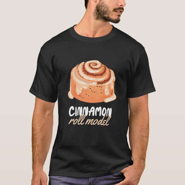 Cinnamon Roll Models Cinnamon Roll Baking Premium T-Shirt (Front)