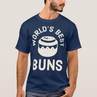 Cinnamon Roll Pastry Chef Worlds Best Buns for Gir T-Shirt