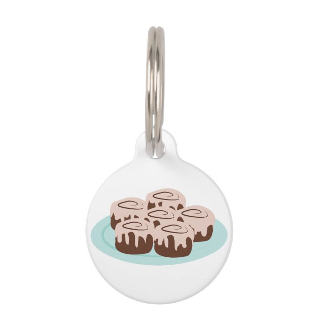 Cinnamon Rolls Pet Tag (Front)