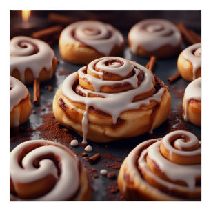 Cinnamon Rolls Poster