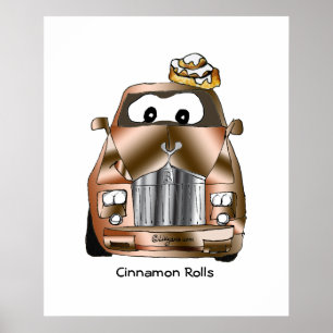 Cinnamon Rolls (Royce) Poster Print