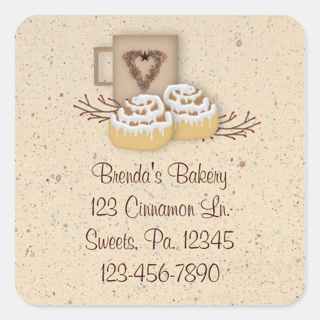 Cinnamon Rolls Sticker (Front)