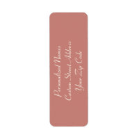 Cinnamon Rose Return Address Labels