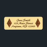 Cinnamon Sugar Sand Tart Christmas Cookie Holiday<br><div class="desc">Labels feature an original marker illustration of a classic holiday cookie shaped like a cinnamon sugar sand tart. Perfect for Christmas mailings! This design is also available on other products. Lots of additional holiday designs are also available from this shop. Don't see what you're looking for? Contact Rebecca to have...</div>