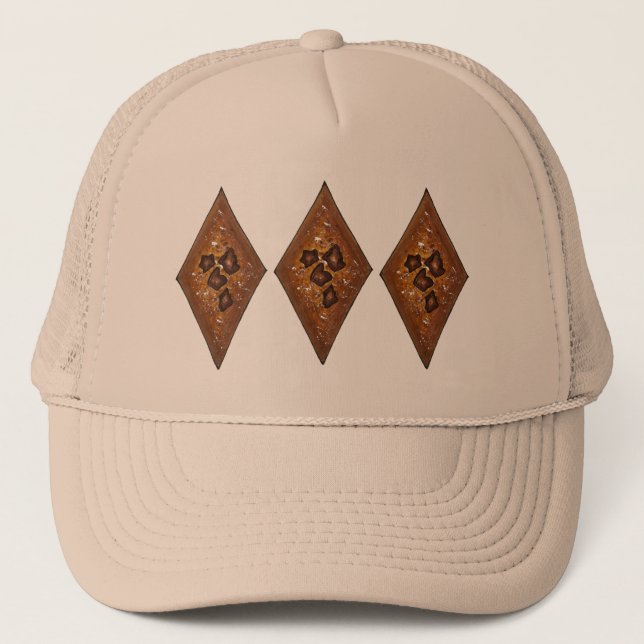 Cinnamon Sugar Sand Tart Christmas Holiday Cookie Trucker Hat (Front)