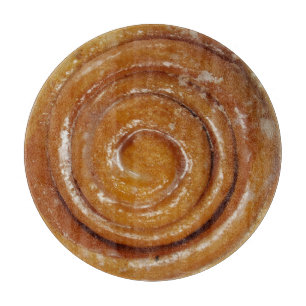 Cinnamon Swirl Glazed Doughnut Cutting Board