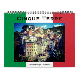 cinque terre 2026 large calendar