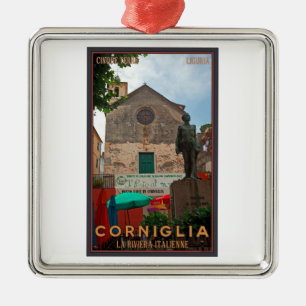 Cinque Terre - Corniglia Metal Tree Decoration
