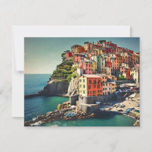 Cinque Terre Flat Holiday Card