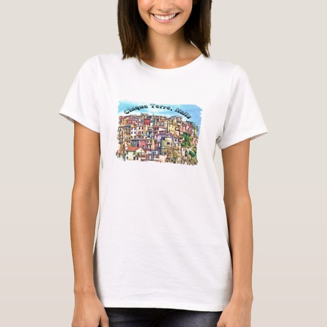 Cinque Terre, Italia T-Shirt (Front)