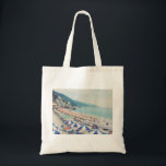 Cinque Terre Italy Fun Beach Scenic Travel Photo Tote Bag<br><div class="desc">A beautiful landscape view of the gorgeous beach,  blue ocean,  and mountains in Monterosso al Mare,  Cinque Terre,  Italy showing families enjoying a fun sunny day at sea. Travel and beach photography.</div>
