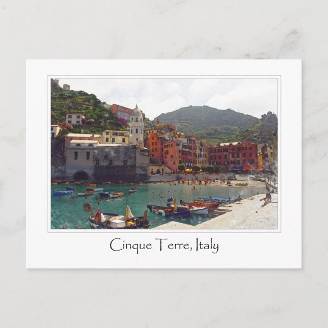 Cinque Terre Italy | Italian Riviera Postcard (Front)