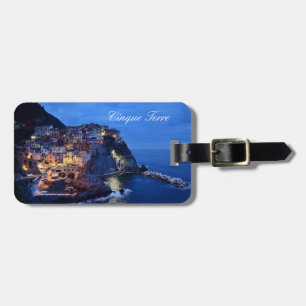 Cinque Terre Italy Postcard Luggage Tag