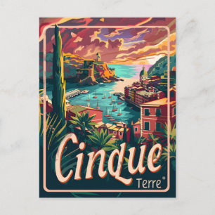 Cinque Terre Itay Postcard