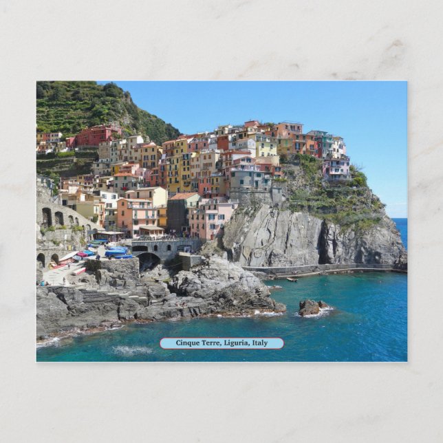 Cinque Terre, Liguria, Italy Postcard (Front)