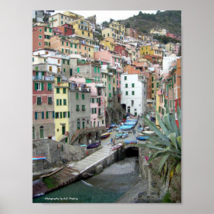 Cinque Terre (Riomaggiore Harbour) Poster