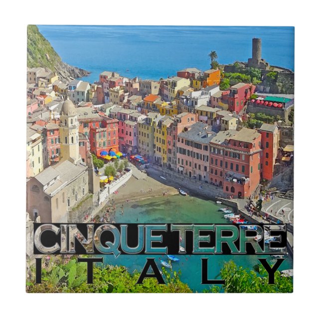 Cinque Terre Tile (Front)