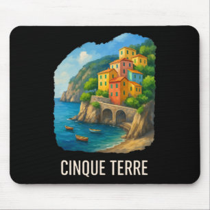 Cinque Terre Travel Italy Escape Monterosso Coast Mouse Pad