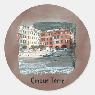 Cinque Terre - Vernazza Classic Round Sticker