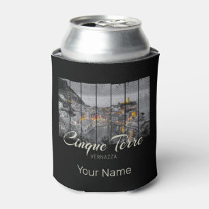 Cinque Terre Vernazza Italy vintage Souvenir Can Cooler