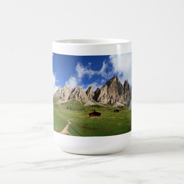 Cir Dolomites - Gardena pass Coffee Mug (Center)