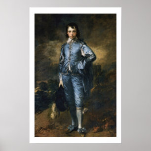 Circa 1770 The Blue Boy Vintage Art Poster