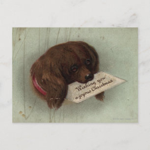 Circa 1860: A Victorian Christmas card