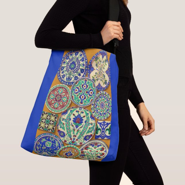 circa 1890 Persian motifs print Crossbody Bag (Close Up)
