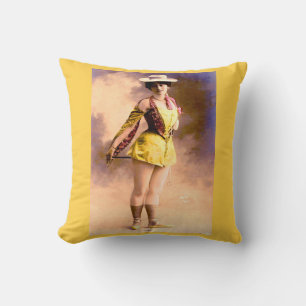 circa 1890 Vera nightclub artiste Cushion