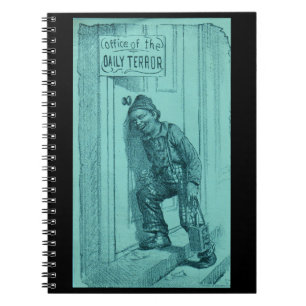 circa 1900 Office of the Daily Terror Notebook