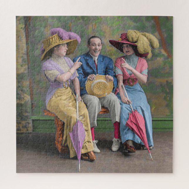circa 1910 vaudeville performers  jigsaw puzzle (Vertical)