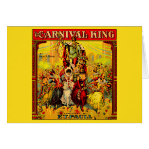 circa 1915 sheet music The Carnival King