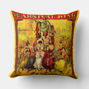 circa 1915 sheet music The Carnival King print Cushion
