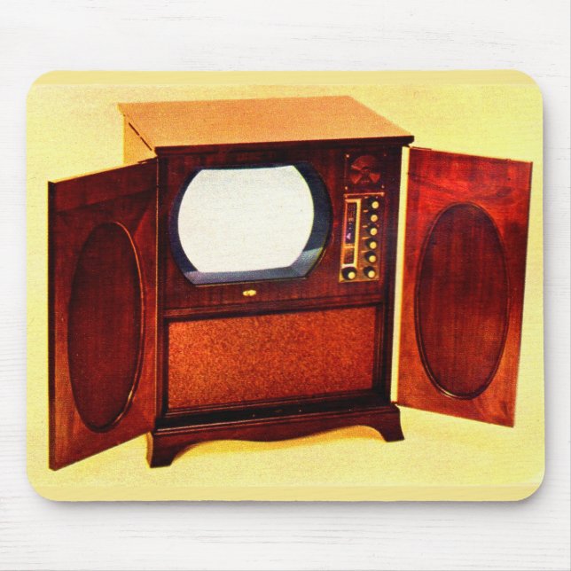 circa 1950 television set no. 1 mouse pad (Front)
