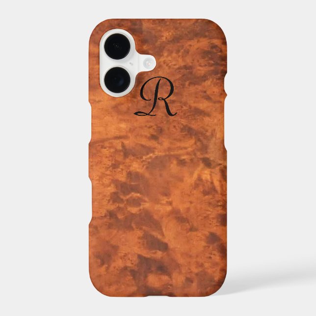 Circassian Walnut Burl iPhone 11 Case *monogram* (Back)