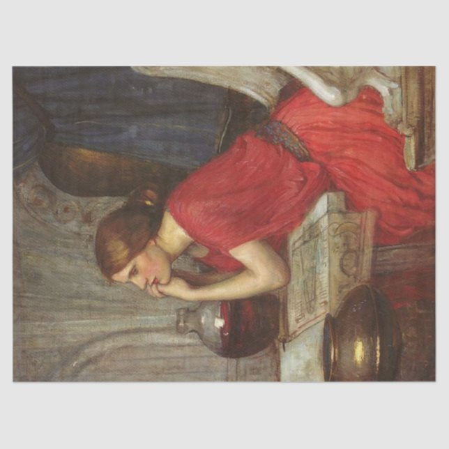 Circe by John William Waterhouse - 1911 Tissue Paper (Front)