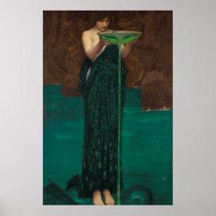 Circe Invidiosa  (1892) by John William Waterhouse Poster