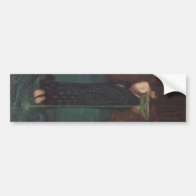 Circe Invidiosa by John William Waterhouse Bumper Sticker (Front)