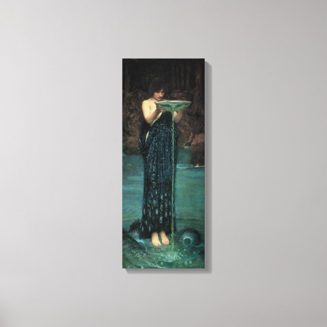 Circe Invidiosa by John William Waterhouse Canvas Print (Front)