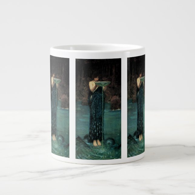 Circe Invidiosa by John William Waterhouse Large Coffee Mug (Front)