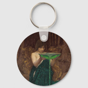 Circe Invidiosa, c. 1892 by John Waterhouse Key Ring