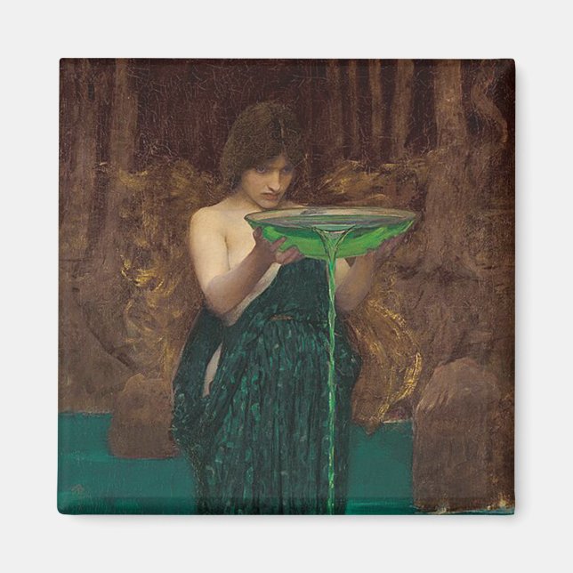 Circe Invidiosa, c. 1892 by John Waterhouse Magnet (Front)