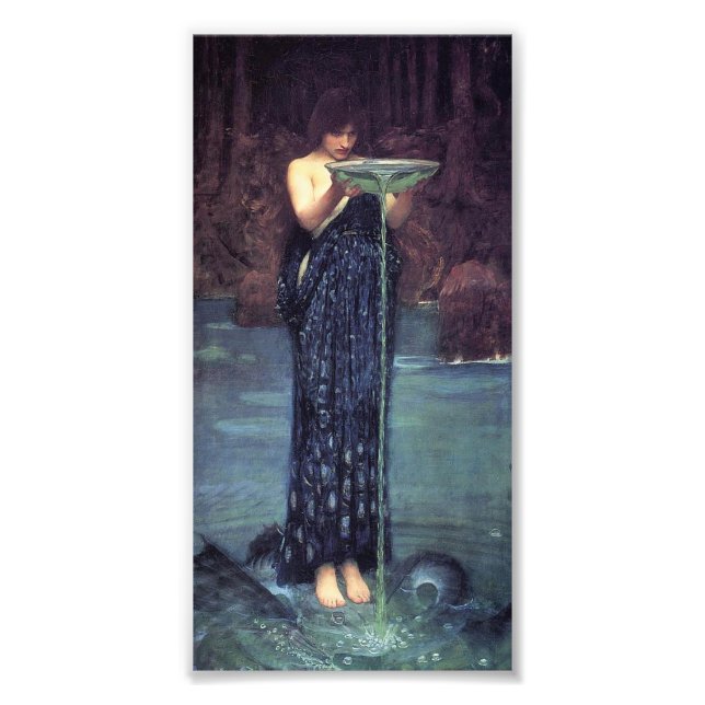 Circe Invidiosa - Circe with a Ponseive Bowl Photo Print (Front)