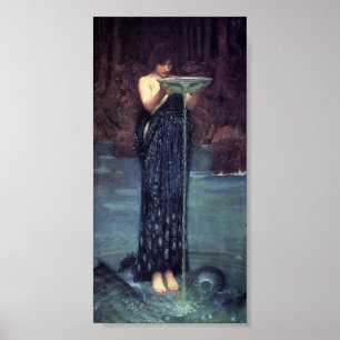 Circe Invidiosa - Circe with a Ponseive Bowl Poster