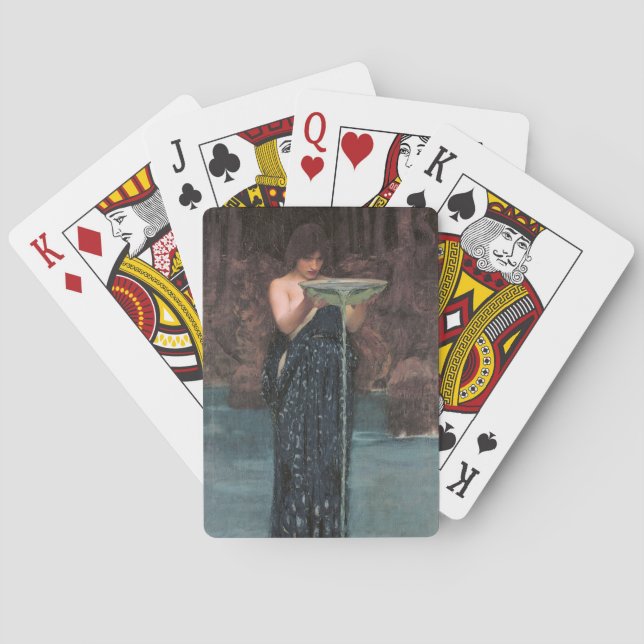 Circe Invidiosa (Classical Greek Mythology) Playing Cards (Back)